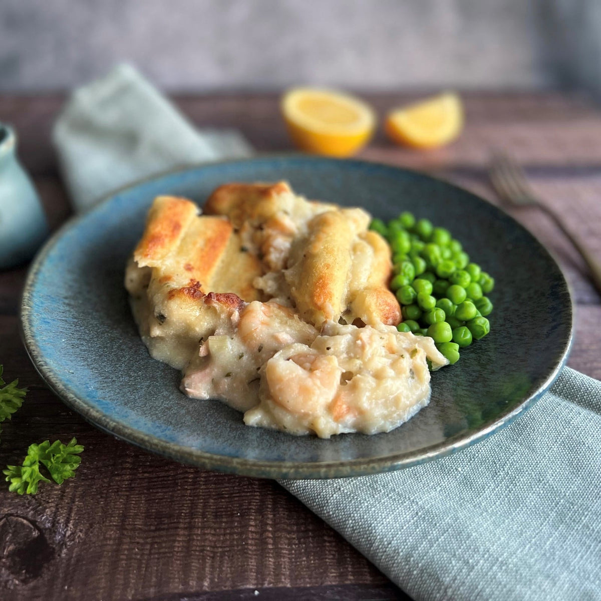 Dive into Mud's Luxury Fish Pie